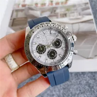 Brand Watch Мужчины Многофункциональный стиль резиновые ремешки кварцевые наручные часы маленькие цифры могут работать R165