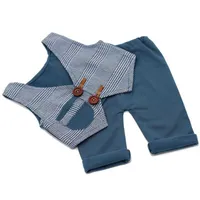 Pants and Vest Set Accessories for Newborn Photography Props Costume Infant Baby Boy Little Gentleman Outfit G1023