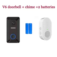 Беспроводной 720P Eken V6 Wi-Fi Умный Дверной звонок Видеокамера Облако хранения Дверь колокол Дом безопасности Дом Домофон в реальном времени Двустороннее аудио ночное видение