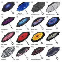 Articoli per la casa di alta qualità Sdraiali impermeabili Antifinquente Pieghevole Doppia Doppia Creativo Maniglia lunga Outdoor Ombrello ombrello all'ingrosso