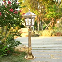 Lampy słoneczne Lawn Light Garden Decoration Outdoor Led Street Gateway Courtyard Corridor Villa Water Proof Lamp