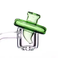 Capa de vidrio de color sólido Domo cinco color para ganchas de agua tubos de agua plataformas de aceite de dab 4 mm de cuarzo térmico clavos clavos