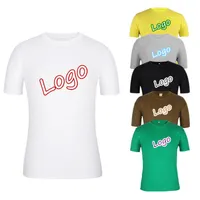 China Diseña de fábrica su propio logotipo 100 algodón imprimido camiseta personalizado personalizado sublimación en blanco de sublimación más grande para las camisas blancas y blancas camisas ypf259