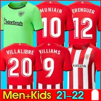2021 2022 Bilbao Soccer Jersey Man Kit Kit Athletic I.Martinez Williams Jersey Yuri B Raul Garcia Muniain Camiseta de Bilbao 20/21