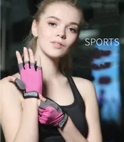 mujeres fresco deportes gimnasio medio dedo boxeo multifuncional portátil cinco dedos guantes entrenamiento fitness mancuernas hombres al aire libre escalada ciclismo atractivo antideslizante guante