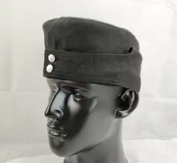 Berets WWII GERMAN SOLDIER M34 POLITIC EM OVERSEAS CAP FIELD BLACK WOOL REPRO