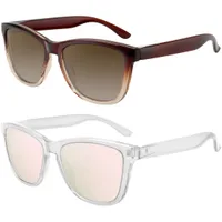 Mode Polariserade Solglasögon 2021 Spegel Kvadratisk Kvinnor Retro Förarens Anti-Glare Solglasögon För Män