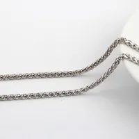Collar de cadenas para hombre de acero inoxidable Personalidad de moda Cesta de hombre de moda Cadena Twist Thur Titanium