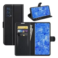 Litchi Pattern Flip Magnetic PU Leather Wallet Phone Cases For OPPO Reno 7 4G F12 Realme C31 GT NEO 3 2 C35 9 9i A16E Find X5 Pro Plus A96 A36 A76 A57 Lychee Grain Cover