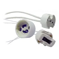 Fabriksförsörjning MR16 / MR11 / GU5.3 / G4 Wire Cable Base Socket Lamphållare Sockets Baser Adapter Wire-kontakt för strålkastare