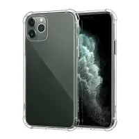 Duidelijke schokbestendige telefoonhoesjes voor iPhone 14 13 12 11 Pro Max XS XR 8 7 Plus TPU Transparante anti-fall cover voor Samsung S20 S10