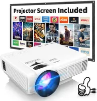 Portable Outdoor Full HD Movie Mini Projektor Smart Display TVSMartphone USB, SD-Karte unterstützt