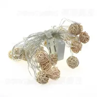 Strings 20led Lattern Ball Fairy Light 5M Creamy Warm White Christmas Lights String Outdoor For Weddings Natal Garden Holiday Decoration
