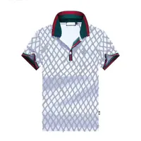 T-shirt 2021 Italië Polot Shirt Mode Mannen Polo Shirts Korte Mouwen Casual Katoenen T-shirts Hoogwaardige casualachter Down Collar Tops