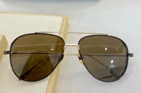 Subsystem Pilot Sonnenbrille Gold Schwarz Braunes Objektiv Gafas Oculos So Männer Mode Sonnenbrille UV400 Schutz mit Box