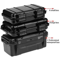 Storage Boxes & Bins Waterproof Proof Box Phone Electronic Gadgets Airtight Survival Outdoor Case Container Carry With Foam Lining