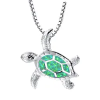 Opal Necklace Turtle Pendant Jewelry For Woman Pendant Necklaces 1813 Q2