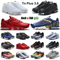 TN Plus 3 męskie buty do biegania Chaussures trenerzy OG Classic White Black Crater Laser Blue Ghost Green Aqua Obsidian Oreo Womens Dreybeble Outdoor Sneakers