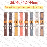 For Apple Watch Band Watch Strap Iwatch Series 7 1 2 3 4 5 6 WheamBands 41mm 45mm 42mm 38mm 40 mm 44mm bandas cuero moda pulsera rayas reloj de reloj mujer hombres regalos