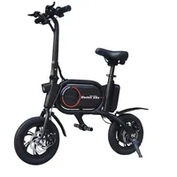 EU Stock Electric Bike CS-P01 36V 6Ah 배터리 350W 모터 접이식 전기 자전거 12 인치 타이어 자전거 성인 eBikes
