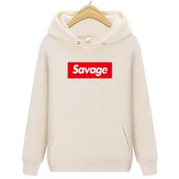 Homens / Mulheres Manga Longa Savage Hoodies Sweatshirt Means Casuais Moda Hoody Hip Hop Streetwear Pulôver Sudadaras Para Hombre H0909