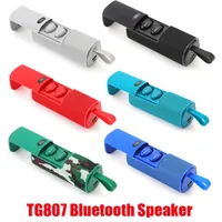 TG807 Bluetooth Kablosuz Hoparlörler Subwoofers Taşınabilir Hoparlör Handsfree Çağrı Profil Stereo Bas 1500 mAh Pil Desteği TF USB Kart AUX HATTI