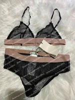 Letter Diamond Lingerie Bikini Set Black Tulle Swimsuit Women Crystals Swimwear Sexy Biquini 2021 Mujer Bathing Suit