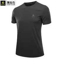 Erkek Yaz Kailas Açık Hızlı Kurutma T Gömlek Kısa Katı Renk Yuvarlak Boyun Hızlı Kuruyan Üst İnce T-shirt 2021