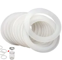 Airted Home Storage Cap Wide Mouth Ersatzteile Glasflaschen Runde Leck-Proof-Mason-Jar-Deckel Silikon-Dichtungsringe