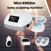 Enkele handvat mini ems fitness draagbare afslankmachine voor thuisgebruik EMSMUSCLE stimulatie veilig met geen downtime