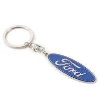 Auto sticker 3D metal Emblem Keychain for Ford Keyring Key Ring Chain Key Holder Chaveiro Llavero Car Styling Accessories
