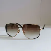 Runway Midnight Sunglasses for Men Gold Brown Gradient Men Special Sun Shases Vintage Glasses Eye Wear with Box