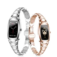 Intelligente Uhren H8 Pro Neueste Frauen Smartwatch Edelstahl Wasserdichte Outdoor Armband Benutzerhandbuch