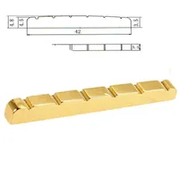 Brass Nut Flat Bottom For stratocaster/telecaster Style electric guitar parts 42mm