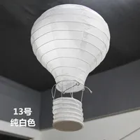 Ballon Air Chaud Arc-en-Ciel Blanc 12 '' 30 cm, Lanterne en Papier, Dcoration de Mariage Pour Enfants, Dcoration de Chambre D'Enfants Q0810