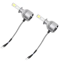 Car Headlights 1Pair C6 H1 LED Headlamp Bulb Head Lights Replace 4000LM 12-24V 80W 6000K White Light