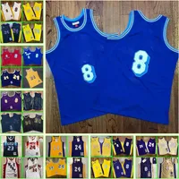 Men stitched Basketball Jerseys 8blackMamba ALL-STAR Mitchell&Ness 96-97 00-01 07-08 08-09 09-10 ALL-Star retro jersey and just don shorts S-2XL