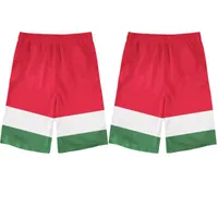Men&#039;s Shorts HUNGARY Male Youth Diy Custom Made Name Number Hun Beach Nation Flag Hu Hungarian Country College Print Po
