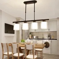 Lampadari Designer LED Zwart Glas Opknoping Plafond Kroonluchter Verlichting Kroonluchers Lampada Voor Woonkamer Keuken Loft Slaapkamer