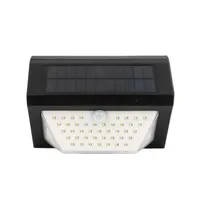 Solar Lamps Est 80 Led Light 3 Modes Rechargeable Wireless Remote Control Waterproof Alarm For Garden Wall
