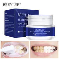 Breylee Blanchiment des dents Poudre de dentifrice Outils dentaires Dents Blanc Nettoyage Hygiène Oral Gel de brosse à dents Retirez les taches de plaque