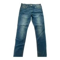 Мужские джинсы Большие мужские хлопковые эластичные свободные джинсовые штаны с прямой трубкой