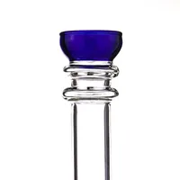 Lámpara de queroseno Pyrex Beaker Bongs Hookah Glass Water Pipe Oil Rigs RECYCHER BONG FILTRO DOBLE DAB RIP FUMAR ACCESORIOS