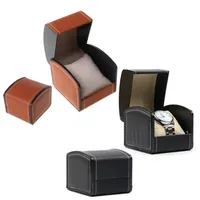 3 Colors Fashion Watch Boxes PU Leather Jewelry Watches Holder Display Storage Box Organizer Case