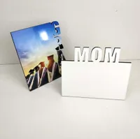 Blank Sublimation Frames Wooden Thermal Transfer Phase Plate MOM Personalized Gift Mother&#039;s Day Festival Frame 2021