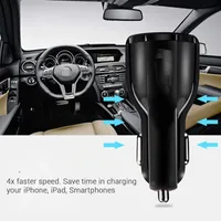 Universal QC 3.0 Carregador de Carreira Quick Charging ADPTER Telefone 2 Port USB Chargers Auto Fast para iPhone Samsung Tablet