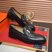 Mens Original Box !!! Мода мужские мокасины кожаные туфли платье свадебные повседневные прогулки Обувь Париж офис привод Плоская каблука насосы высочайшего качества Size38-45