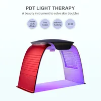 Koreansk LED PDT Lighting Color Therapy 7 Färger Facial Care Mask Beauty Machine