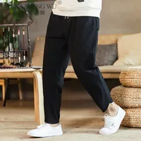 Pantaloni Corti Da Uomo Stile Giapponese Kimono – Casual In Cotone E Lino, Pantaloncini Estivi Leggeri E Sciolti