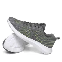 2021 Fashion Fly Knit Women Mens Running Shoes Gray Black Blue Red Sports Trainers Sneakers Size eur 39-45 Code: 97-2065
